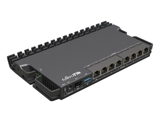 Maršrutizatorius MikroTik RouterBOARD RB5009UPr+S+IN No Wi-Fi, Router Switch, Rack Mountable, 10/100/1000 Mbit/s, Ethernet LAN (RJ-45) ports 7, Mesh
