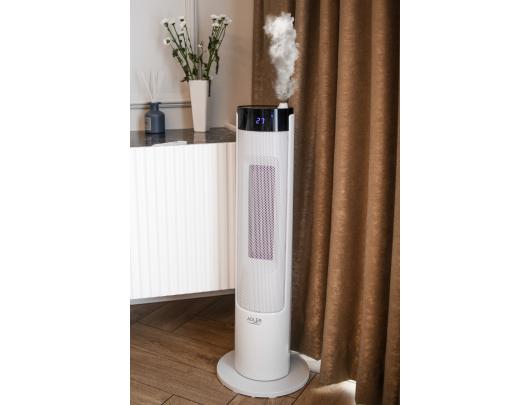 Šildytuvas su drėkintuvu Adler AD 7730 Ceramic, 2200 W, Number of power levels 2, Suitable skirtas rooms up to 25 m², White