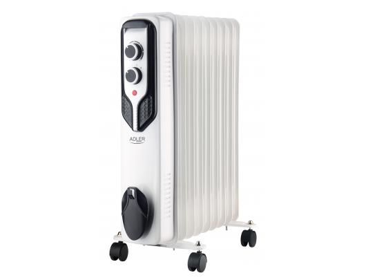 Tepalinis radiatorius Adler Oil-Filled Radiator AD 7816	 2000 W, Number of power levels 3, White