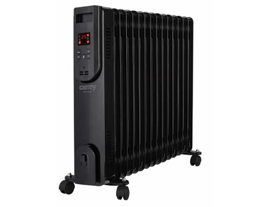 Tepalinis radiatorius Camry Oil-Filled Radiator with Remote Control CR 7820	 2500 W, Number of power levels 3, Black