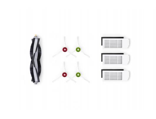 Pakaitinis rinkinys Ecovacs Service Kit D-KT01-0022 1x Main Brush, 2x Side Brushes (White), 3x High Efficiency Filters, tinka DEEBOT T10 Family