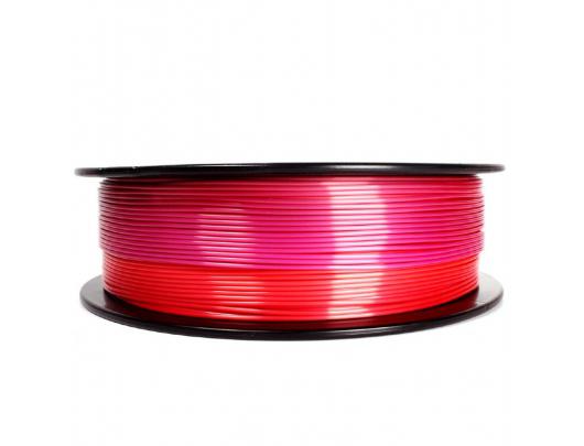 Flashforge Filament, PLA Silk Rainbow 3DP-PLA-SK-01-RP	 1.75 mm diameter, 1kg/spool, Red/Purple