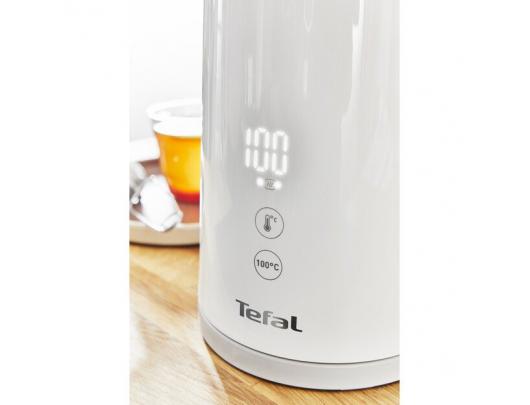 Virdulys TEFAL Kettle Sense KO693110 Electric 1800 W 1.5 L Double layer 360° rotational base White