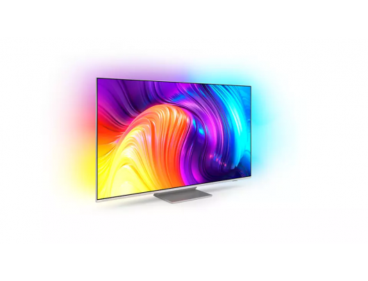Televizorius Philips 4K UHD LED Android TV with Ambilight 50PUS8807/12 50" (126 cm), Smart TV, Android, 4K UHD LED, 3840x2160, Wi-Fi, Silver