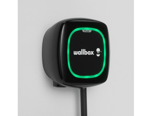 Automobilio įkrovos stotelė Wallbox Pulsar Plus Electric Vehicle charger, 5 meter cable Type 2, 11kW, RCD(DC Leakage) + OCPP, Black