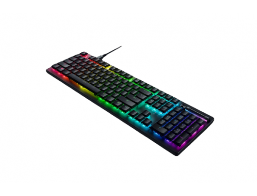 Klaviatūra Razer Deathstalker V2, Gaming keyboard, RGB LED light, NORD, Black, Wired