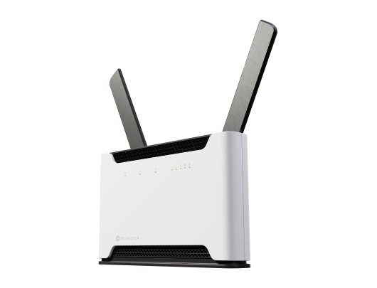 Maršrutizatorius MikroTik Chateau LTE18 ax S53UG+5HaxD2HaxD-TC&EG18-EA 802.11ax, 574 Mbit/s (2.4 GHz) / 1200 Mbit/s (5 GHz) Mbit/s, Ethernet LAN (RJ-