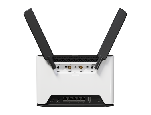 Maršrutizatorius MikroTik Chateau LTE18 ax S53UG+5HaxD2HaxD-TC&EG18-EA 802.11ax, 574 Mbit/s (2.4 GHz) / 1200 Mbit/s (5 GHz) Mbit/s, Ethernet LAN (RJ-