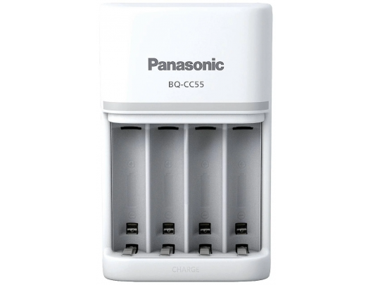 Įkroviklis Panasonic Battery Charger ENELOOP BQ-CC55E AA/AAA, 1.5 hours