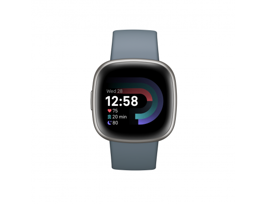 Išmanusis laikrodis Fitbit Versa 4 Smart watch, NFC, GPS (satellite), AMOLED, Touchscreen, Heart rate monitor, Activity monitoring 24/7, Waterproof,