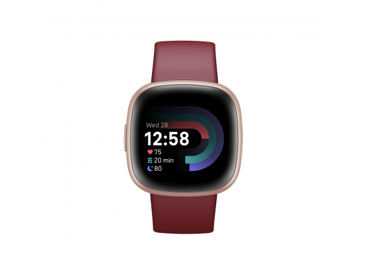 Išmanusis laikrodis Fitbit Versa 4 Smart watch, NFC, GPS (satellite), AMOLED, Touchscreen, Heart rate monitor, Activity monitoring 24/7, Waterproof, B