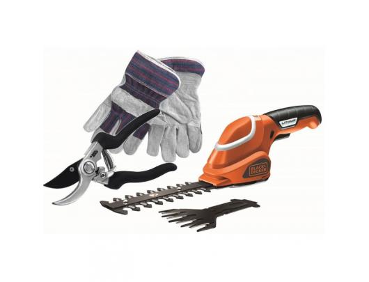 Krūmapjovė ir žolės žirklės BLACK & DECKER GSL700KIT-QW 7 V 1.2 Ah