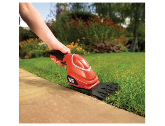 Krūmapjovė ir žolės žirklės BLACK & DECKER GSL700KIT-QW 7 V 1.2 Ah