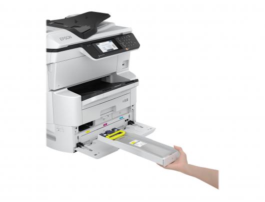 Rašalinis daugiafunkcinis spausdintuvas Epson WorkForce Pro WF-C878RDWF Fax / copier / printer / scanner Colour Ink-jet A3 Grey White