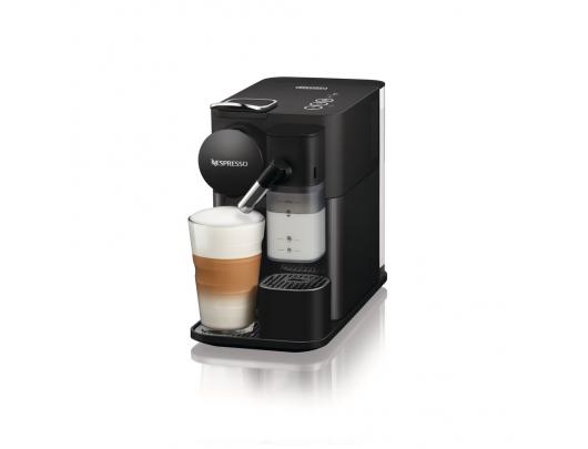Kapsulinis kavos aparatas Delonghi EN510.B Lattissima One skirtas Nespresso kapsulėms, su pieno plakikliu, juodas