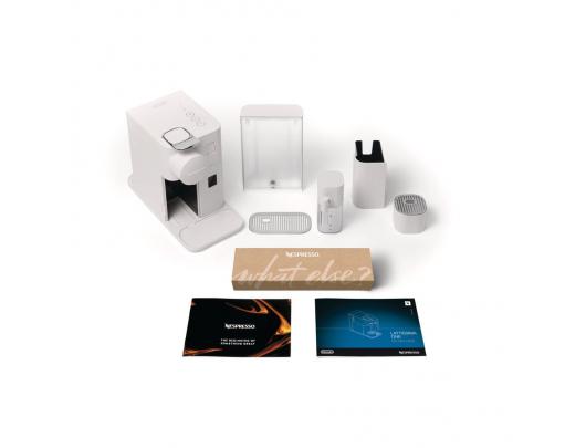 Kavos aparatas Delonghi EN510.W Lattissima One skirtas Nespresso kapsulėms, su pieno plakikliu, baltas