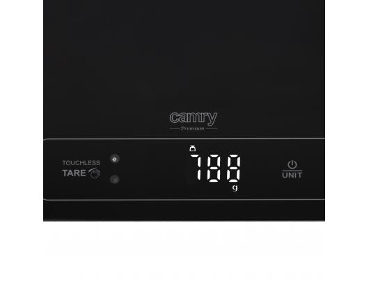 Virtuvinės svarstyklės Camry Kitchen Scale CR 3175 Maximum weight (capacity) 15 kg, Graduation 1 g, Display type LED, Black