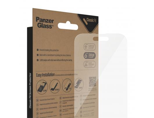 Ekrano apsauga PanzerGlass Screen protector, Apple, iPhone 14 Pro, Glass, Transparent