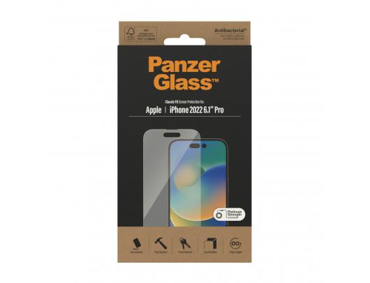Ekrano apsauga PanzerGlass Screen protector, Apple, iPhone 14 Pro, Glass, Transparent