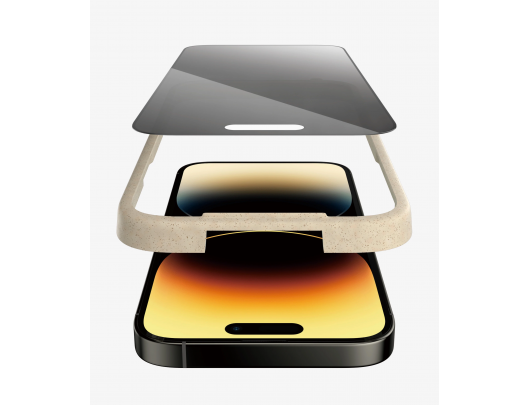 Apsauginis stiklas PanzerGlass Apple iPhone 14 Pro Juoda Skaidri su privatumo filtru