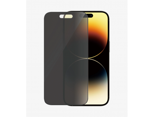 Apsauginis stiklas PanzerGlass Apple iPhone 14 Pro Juoda Skaidri su privatumo filtru