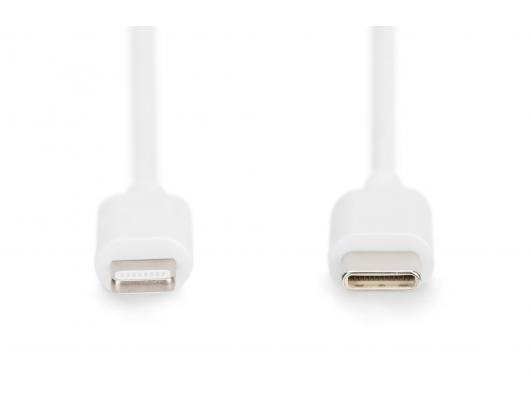 Kabelis Digitus Lightning to USB-C data/charging cable DB-600109-020-W USB-C to Lightning, USB C, Apple Lightning 8-pin, 2 m
