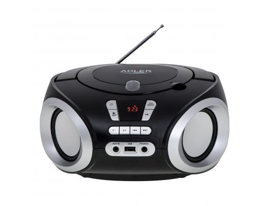 Magnetola Adler CD Boombox AD 1181 USB connectivity, Speakers, Black