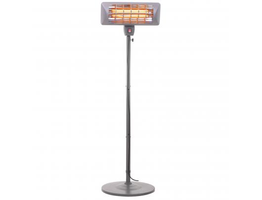 Šildytuvas Camry Standing Heater CR 7737 Patio heater, 2000 W, Number of power levels 2, Suitable skirta rooms up to 14 m², Grey