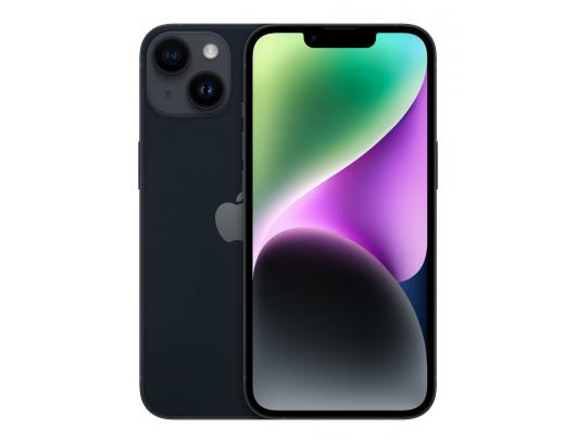 Mobilusis telefonas Apple iPhone 14 Midnight, 6.1", Super Retina XDR, 2532x1170 pixels, Apple, A15 Bionic, Internal RAM 4GB, 128GB, Dual SIM, Nano-SIM