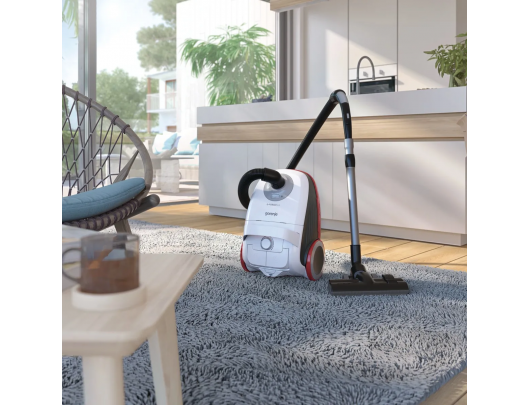 Dulkių siurblys Gorenje Vacuum cleaner VCEA21GPLW Bagged, Power 700 W, Dust capacity 3 L, White