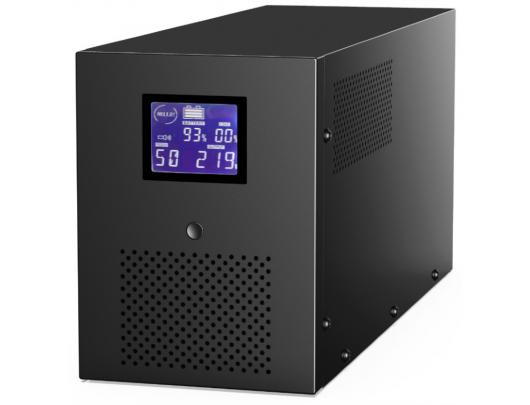 Nepertraukiamo maitinimo šaltinis Energenie UPS with USB and LCD display, 3000 VA, black