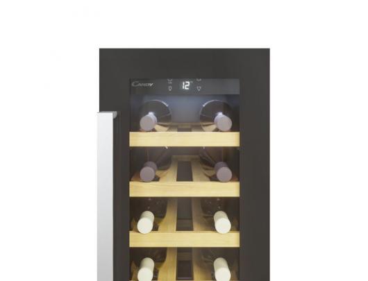 Vyno šaldytuvas Candy CCVB 30/1	 Energy efficiency class F, Free standing, Bottles capacity 20, Black