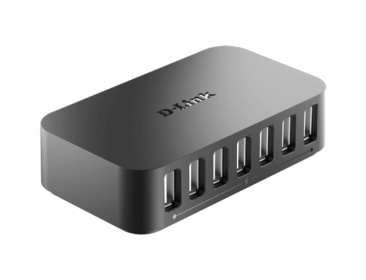 Jungčių stotelė D-Link 7-Port USB 2.0 Hub DUB-H7/E