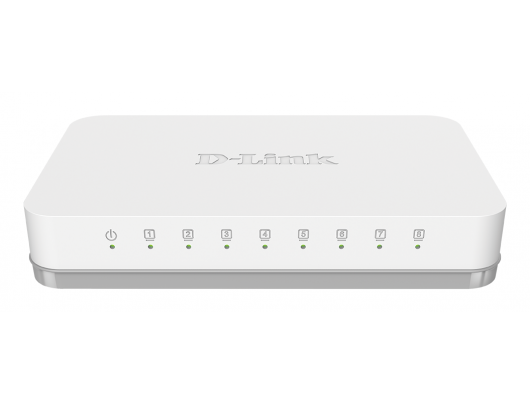 Komutatorius D-Link Switch GO-SW-8G/E Unmanaged, Desktop, 1GBps (RJ-45) ports quantity 8