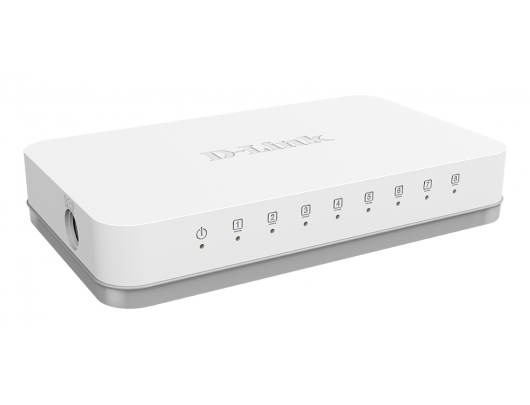 Komutatorius D-Link Switch GO-SW-8G/E Unmanaged, Desktop, 1GBps (RJ-45) ports quantity 8