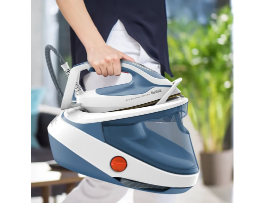 Lyginimo sistema TEFAL Steam Station Pro Express GV9710E0 3000 W, 1.2 L, 7.6 bar, Auto power off, Vertical steam function, Calc-clean function, White/