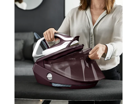 Lyginimo sistema TEFAL Steam Station Pro Express GV9721E0 3000 W, 1.2 L, 7.9 bar, Auto power off, Vertical steam function, Calc-clean function, Burgun