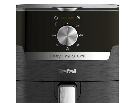 Karšto oro gruzdintuvė TEFAL Fryer Easy Fry and Grill EY501815 Power 1550 W, Capacity 4.2 L, Black