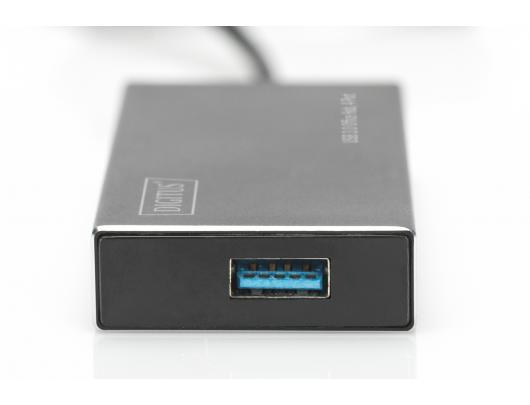 Jungčių stotelė Digitus USB 3.0 Hub, 4-port Incl. 5V/2A power supply DA-70240-1