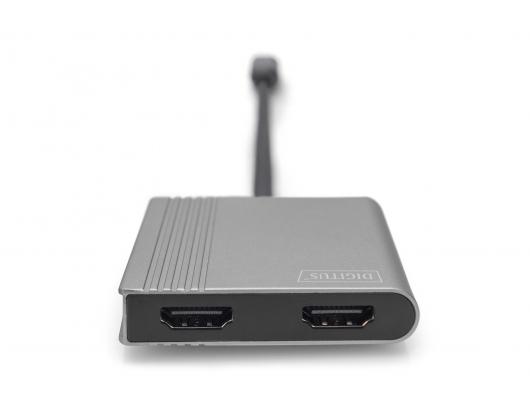 Kabelis Digitus USB-C - 2x HDMI Adapter DA-70828