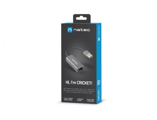 Tinklo adapteris Natec Cricket, SuperSpeed USB 3.0, 1 Gbps