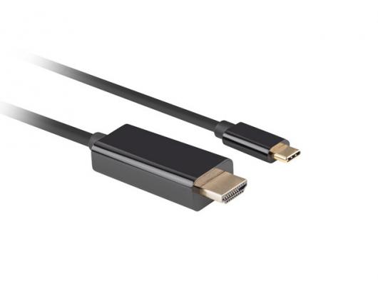 Adapteris Lanberg USB-C to HDMI Cable, 1 m 4K/60Hz, Black