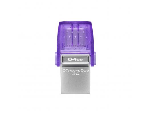 USB raktas KINGSTON 64GB DT Micro Duo 3C USB, Dual interface USB Type-C and Type-A