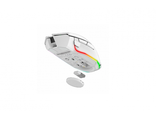 Pelė Razer Basilisk V3 Pro Gaming Mouse, RGB LED light, Bluetooth, 	Wireless, White