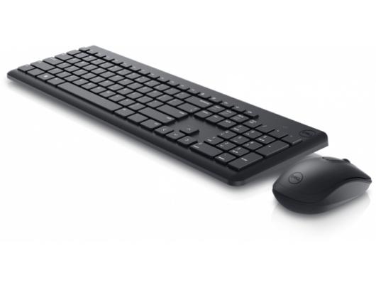Klaviatūra Dell Keyboard and Mouse KM3322W Keyboard and Mouse Set, Wireless, Batteries included, LT, Black