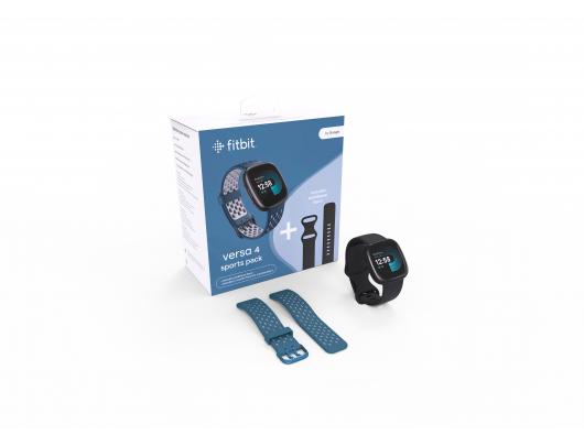 Išmanusis laikrodis Fitbit Versa 4 Smart watch Aluminium 40 mm Black FitBit Pay Water-resistant