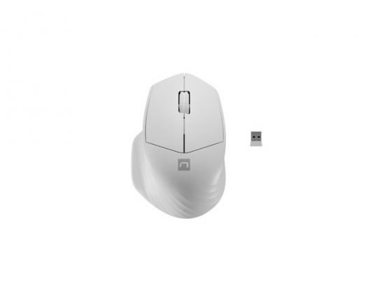 Pelė Natec Mouse Siskin 2 	Wireless, White, USB Type-A