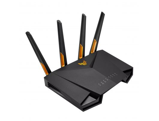 Maršrutizatorius Asus Wireless Wifi 6 AX4200 Dual Band Gigabit Router TUF-AX4200 802.11ax, 10/100/1000 Mbit/s, Ethernet LAN (RJ-45) ports 4, Antenna t