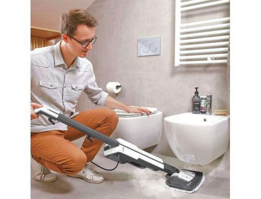 Garų valytuvas Polti Steam mop with integrated portable cleaner PTEU0307 Vaporetto SV660 Style 2-in-1 Power 1500 W, Water tank capacity 0.5 L, Grey/Wh