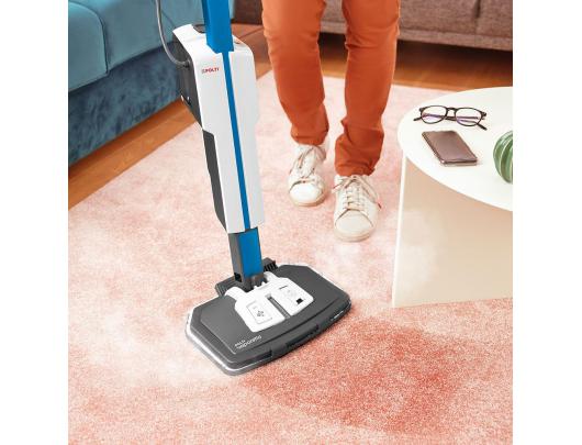 Garų valytuvas Polti Steam mop with integrated portable cleaner PTEU0305 Vaporetto SV620 Style 2-in-1 Power 1500 W, Water tank capacity 0.5 L, Blue/Wh